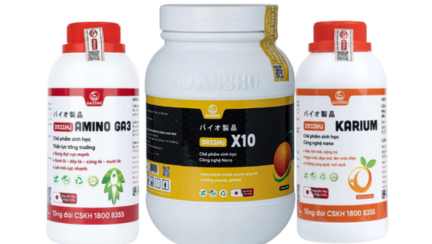 Bộ Dưỡng Trái Dasshu - Kích Trái, Nuôi Trái, Tăng Chất Lượng