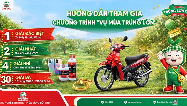 HƯỚNG DẪN THAM GIA CHƯƠNG TRÌNH "VỤ MÙA TRÚNG LỚN" DASSHU