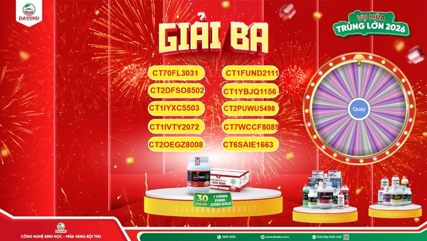 Kết quả quay số “Vụ mùa trúng lớn” đợt 5 ngày 05/04/2026 – Danh sách trúng thưởng