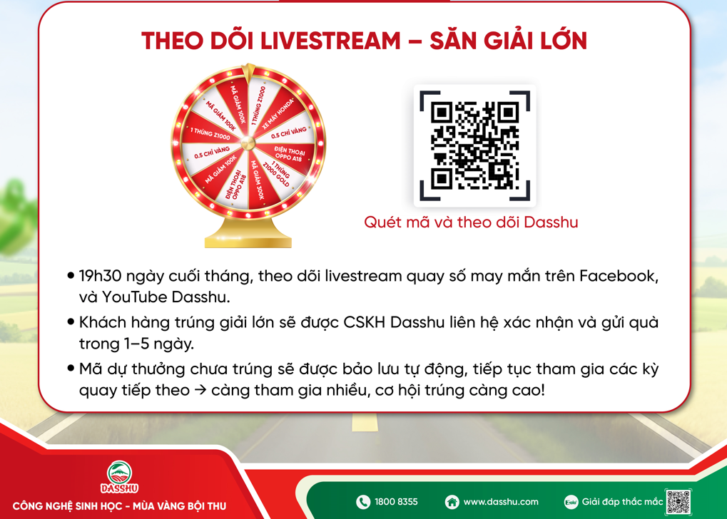 Quay thưởng minh bạch công khai cho người nông dân